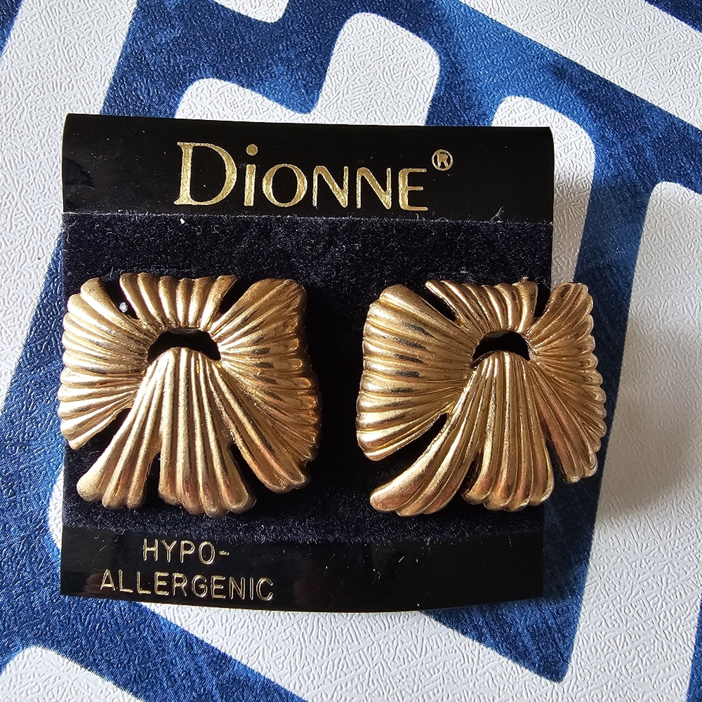 BOGO Vintage gold tone earrings by Dionne